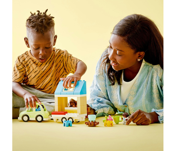 LEGO DUPLO Town 10986 Dom rodzinny na kółkach - 1091261 - zdjęcie 6